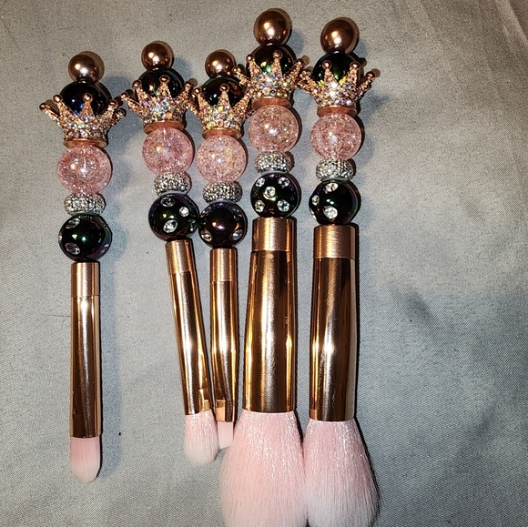 Hand Crafted Makeup Beaded Makeup Brushes Set Poshmark
